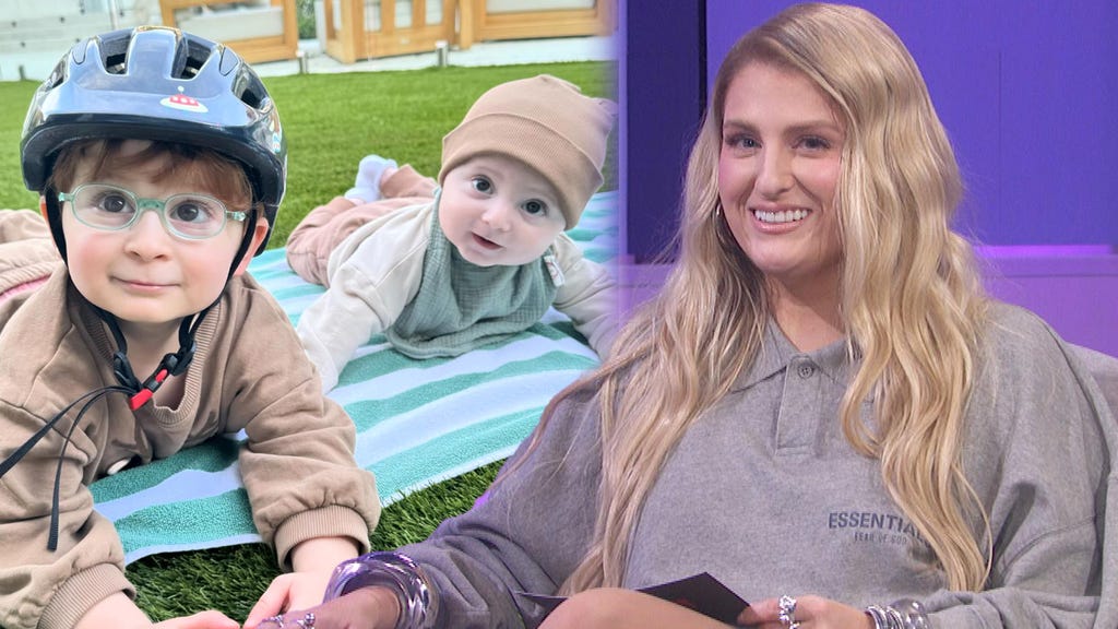 Meghan Trainor on tour with her two young sons |  Pouring E-Tea